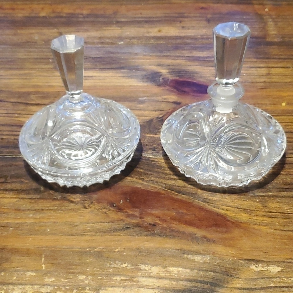 Vintage Crystal Dresser Set